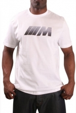 Puma BMW Motorsport Logo Men's Tee T-Shirt White Size L