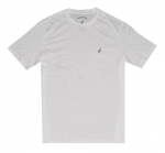 Nautica Men Short Sleeve Classic Crewneck Tee T-Shirt (XS, White)