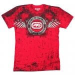ecko unltd Built On Respect MMA Men's Short Sleeve T-Shirt (True Red, Small)