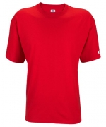 Russell Athletic Men's Crew Neck Tee, True Red, 4X-Large