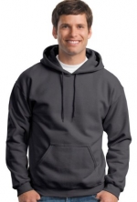Gildan Men's Pullover Hooded Sweatshirt, Charcoal, X-Large