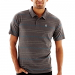 DC - Mens Waited Polo Shirt, Size: Large, Color: Charcoal Heather