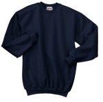 Hanes 10 oz Sweatshirt (F260) Available in 15 Colors 3X Deep Navy