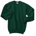 Hanes 10 oz Sweatshirt (F260) Available in 15 Colors 3X Deep Forest