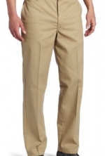 Dickies Men's Young Adult Sized Flat Front Pant, Khaki, 28X30