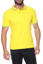 Sundek Polo Shirt BASIC, Color: Yellow, Size: XS