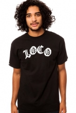 Crooks & Castles Men's Knit Crew T-Shirt Loco, Black, Large