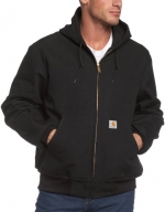 Carhartt Men's Thermal Lined Duck Active Jacket J131,   Black,   Large Tall