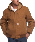 Carhartt Men's Thermal Lined Duck Active Jacket J131,   Brown,   Large Tall