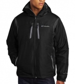 Columbia Men's Antimony III Winter Jacket Coat-Black/Gray-Small