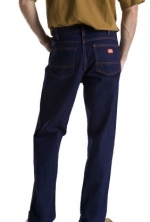 Dickies Men's Regular Fit 5-Pocket Jean, Indigo Rigid, 28 x 30