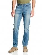 Calvin Klein Jeans Men's Slim Straight Leg Jean In Sliver Bullet, Silver Bullet, 33x30