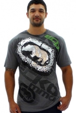 Ecko Unltd. MMA Turbo Men's T-Shirt Tee Shirt Gray Size S