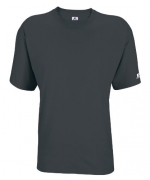 Russell Athletic Men's Basic T-Shirt, Black Heather, 4X-Large
