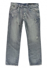 Ecko Unltd. Mens Modern Fit Straight Leg Jeans Crystalwsh 34X32