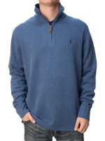 Polo Ralph Lauren Men's Long Sleeve Half Zip Mock Neck Sweater-XL