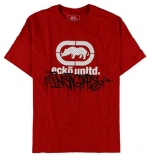 Ecko Unltd. Mens Vandal Drip Graphic T-Shirt Ekred M