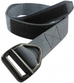 Bison Designs 38MM Last Chance Heavy Duty Nylon Web Belt w/ V-Ring Buckle L Grey