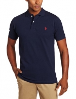 U.S. Polo Assn. Men's Solid Polo With Small Pony, Old Classic Navy, Small