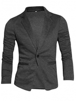 Allegra K Nocth Lapel Long Sleeve Jackets Blazers Casual Blazers for Men