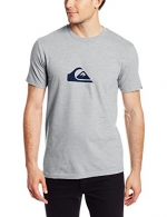 Quiksilver Men's Mountain Wave MT0 ZK2 Screen Tee, Athletic Heather, Small