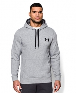 Under Armour Men's UA Rival Hoodie Small True Gray Heather