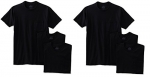 Fruit of the Loom Men's 6Pack Work Gear Black Pocket T-Shirt - Medium