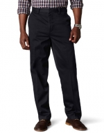 Dockers Men's Signature Khaki D3 Classic Fit Flat Front Pant, Navy, 29x30