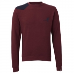 Missing Peace Men's Crewneck Jumper Sweatshirt Sweater Top Medium Burgundy