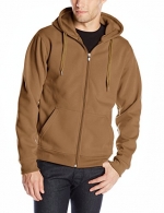 Southpole Men's Active Basic Hooded Full Zip Fleece In Premium Fabric, Wheat, Medium
