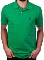 US POLO ASSN Classic Polo Shirt (Small, Green)
