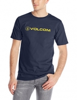 Volcom Men's New Style Short Sleeve T-Shirt, Navy, Small