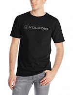 Volcom Men's New Styles Short Sleeve T-Shirt, Black, Small