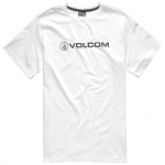 Volcom Men's New Styles Short Sleeve T-Shirt, White, Small