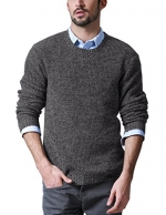 Match Men's Long Sleeve Turtleneck Pullover Sweater #Z1526(US 2XL (Tag size 4XL),1526 Grayish black)