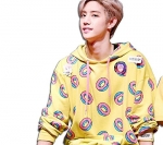 Kpop EXO BTS GOT7 Just Right Mark Jumper Hoodie Cute Donut UnisexSweatershirt (M, Yellow)