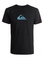 Quiksilver Men's Everyday Logo T-Shirt ,Black/Federal Blue ,Small