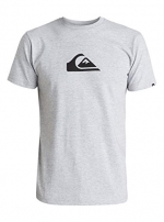Quiksilver Men's Everyday Logo T-Shirt ,Athletic Heather/Black ,Small
