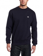 Champion Men's Pullover Eco Fleece Sweatshirt, Navy, Small