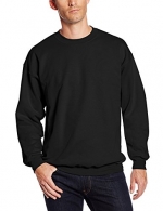 Hanes Men's Ultimate Heavyweight Fleece Sweatshirt, Black, Small