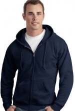 Big Mens ComfortBlend® Full-Zipper Hooded Sweatshirt by Hanes® (Big & Tall and Regular Sizes)