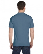Hanes Men's 4 Pack Comfortsoft T-Shirt, 2 Ash / 2 Denim Blue, S (Pack4)
