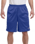 Champion 3.7 oz. Long Mesh Shorts with Pockets - ATHLETIC ROYAL - S