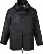 Portwest Classic Rain Jacket, Small to XXL, 3 colours - Black - XL