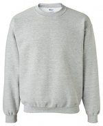Gildan Men's Heavy Blend Crewneck Waistband Sweatshirt, Small, Sport Grey