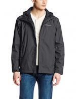Columbia Men's Watertight II Packable Rain Jacket, Black, Small
