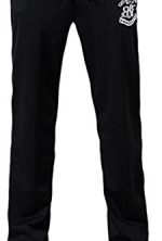 Freedi M Men Cotton Sport Casual Pants Trousers Slacks Straight Leg Black