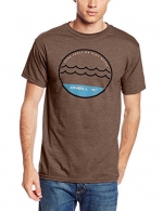 O'Neill Men's Watermark T-shirt, Chocolate Heather, Small