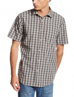 Billabong Men's Bradford Short Sleeve Shirt, Grey, Small