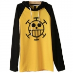 Unisex Women Men Long Sleeve T-shirt Casual Anime Charater Jumper Hoodie Jumper Large,Yellow
